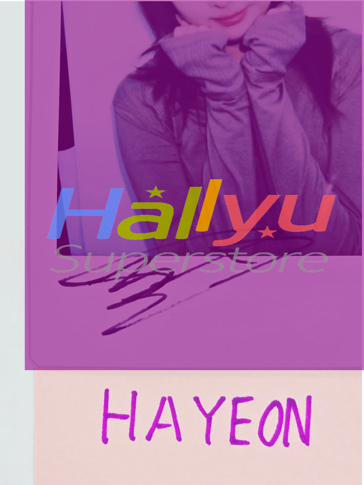 HAYEON (of Triples) - Hand Autographed(Signed) Polaroid [26.06.22]