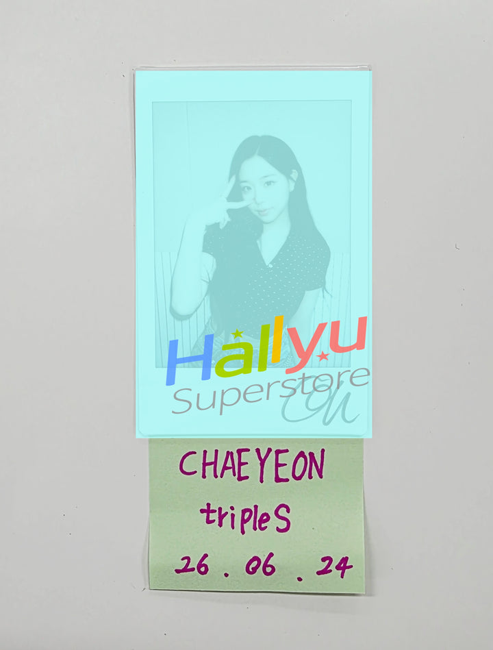 CHAEYEON (of TripleS) - Hand Autographed(Signed) Polaroid [26.06.24]