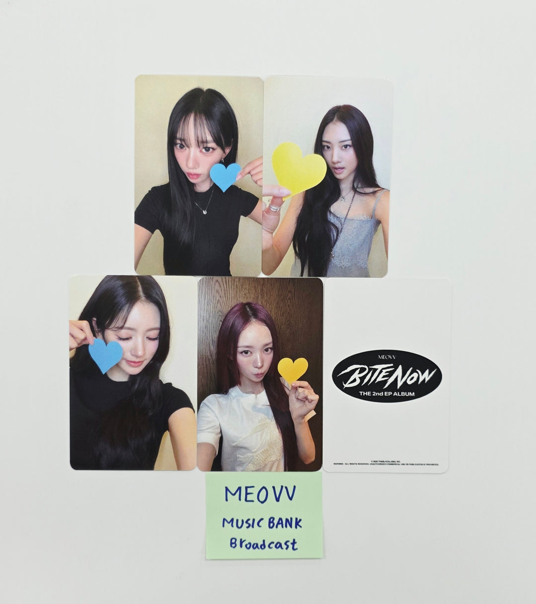 MEOVV - Music Bank Broadcast Photocard Set (5ea) [26.06.24]