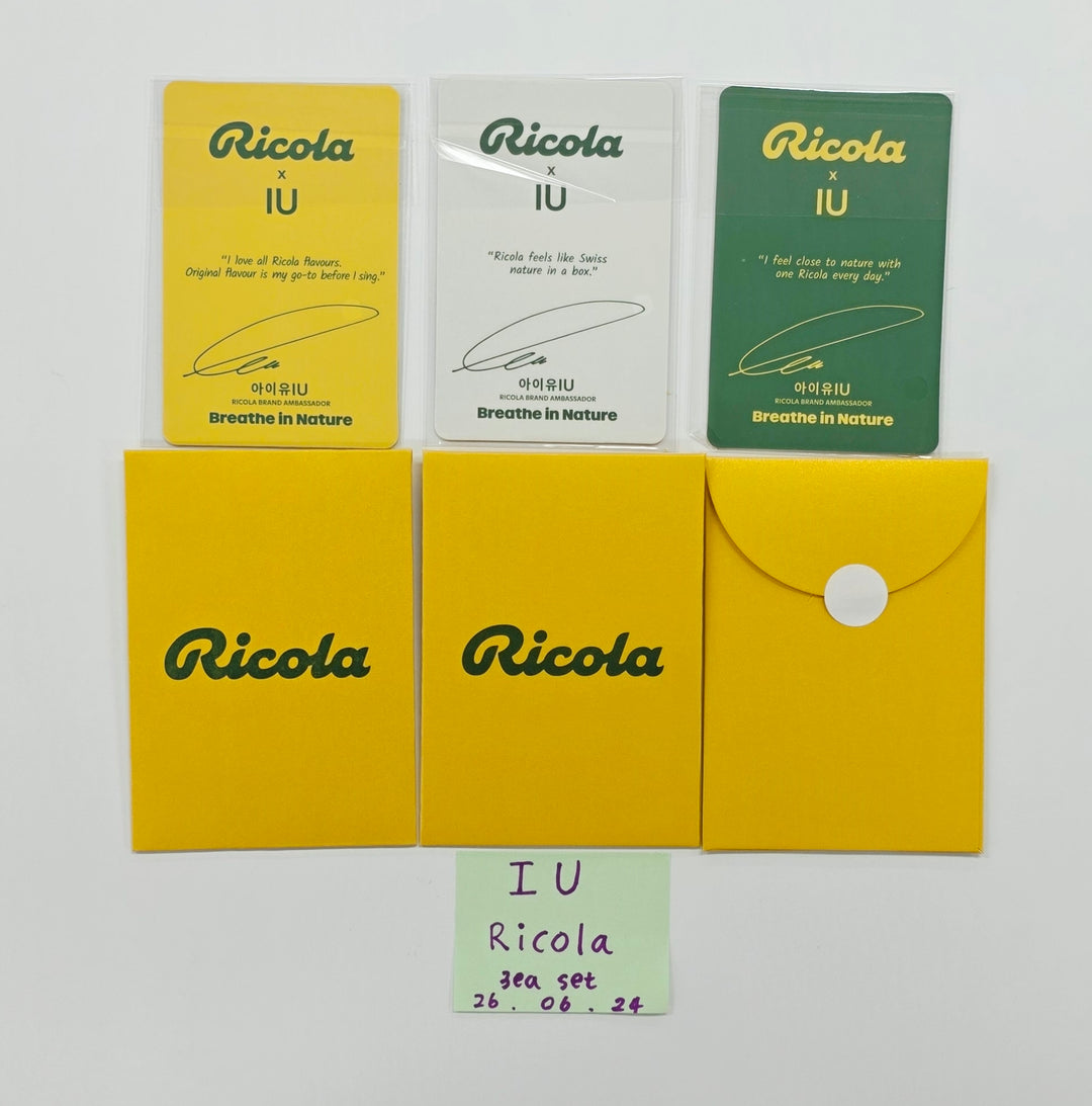 IU - Ricola Event Photocard Set (3ea) [26.06.24]