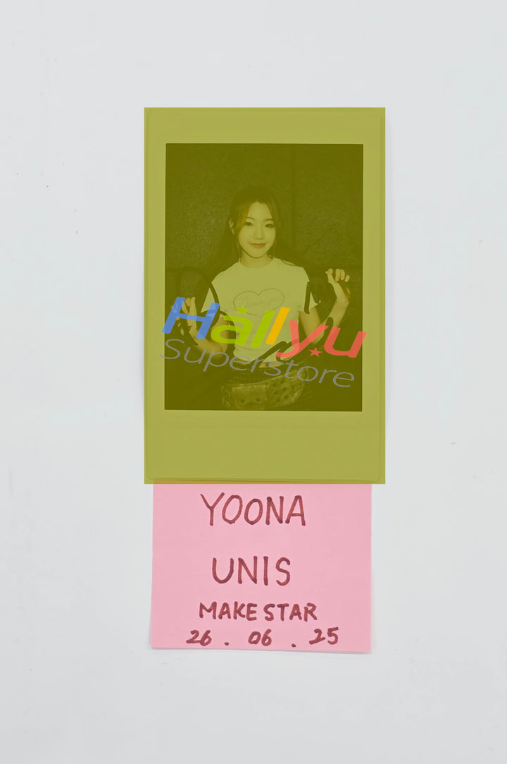 YOONA (of UNIS) - Hand Autographed(Signed) Polaroid [26.06.25]