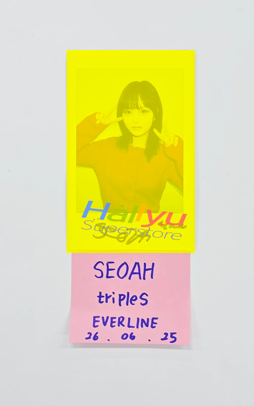 SEOAH (of Triples) - Hand Autographed(Signed) Polaroid [26.06.25]