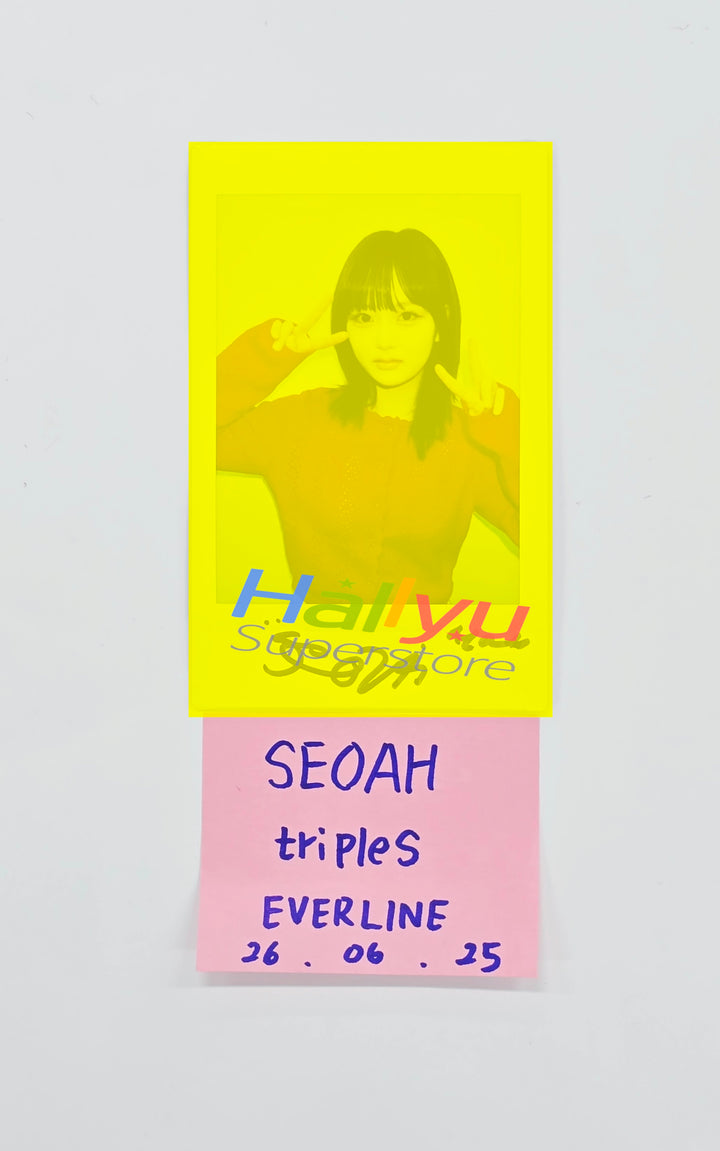 SEOAH (of Triples) - Hand Autographed(Signed) Polaroid [26.06.25]