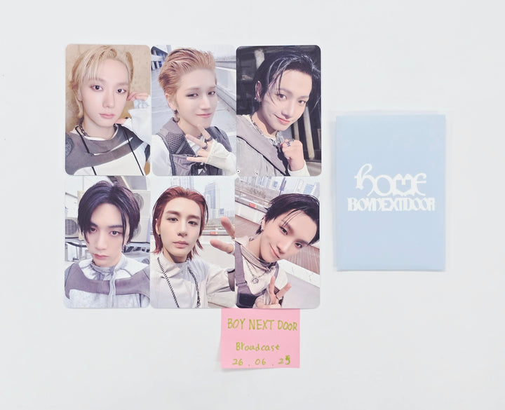 BOYNEXTDOOR "Home" - Broadcast Photocard Set (6ea) [26.06.25]