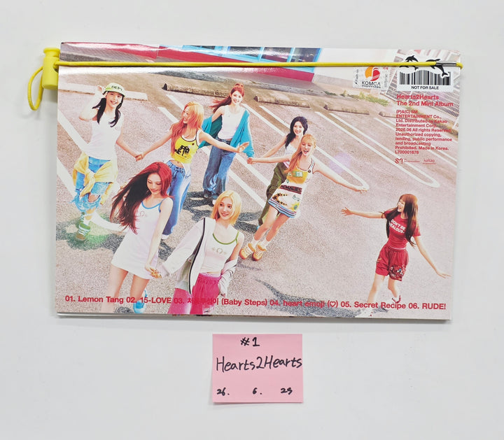 Hearts2Hearts “Lemon Tang” - Hand Autographed(Signed) Promo Album [26.06.25]