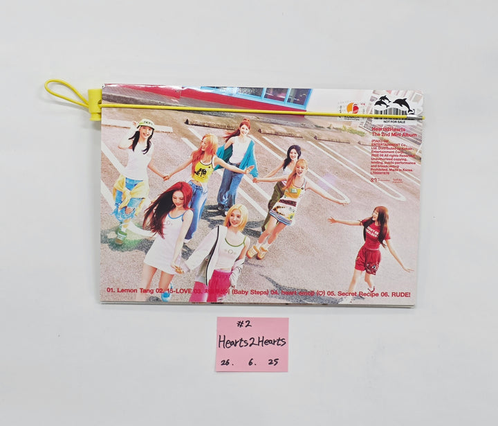 Hearts2Hearts “Lemon Tang” - Hand Autographed(Signed) Promo Album [26.06.25]