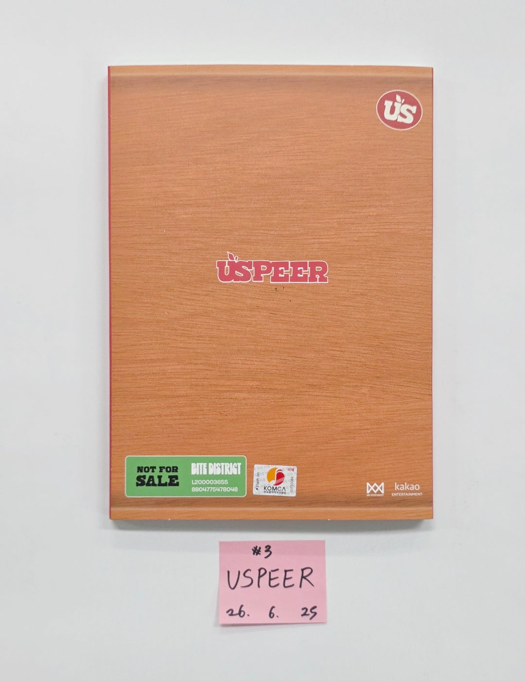 USPEER "BITE DISTRICT" - Hand Autographed(Signed) Promo Album [26.06.25]