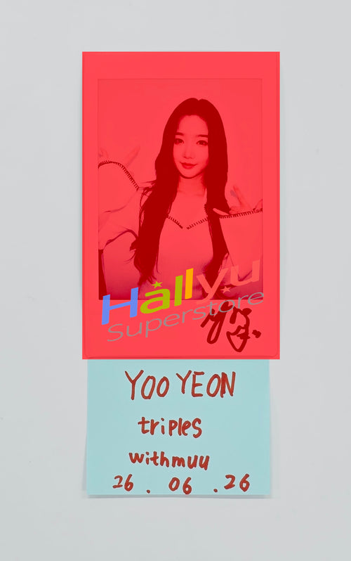 KIM YOOYEON (of TripleS) - Hand Autographed(Signed) Polaroid [26.06.06]