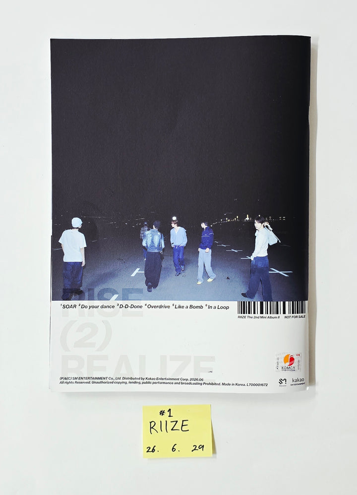 RIIZE "II" - Hand Autographed(Signed) Promo Album [26.06.29]