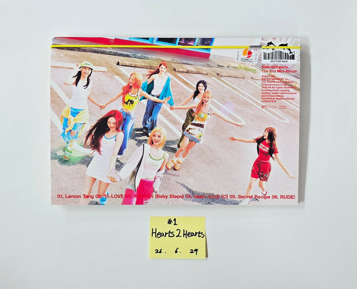 Hearts2Hearts “Lemon Tang” - Hand Autographed(Signed) Promo Album [26.06.29]