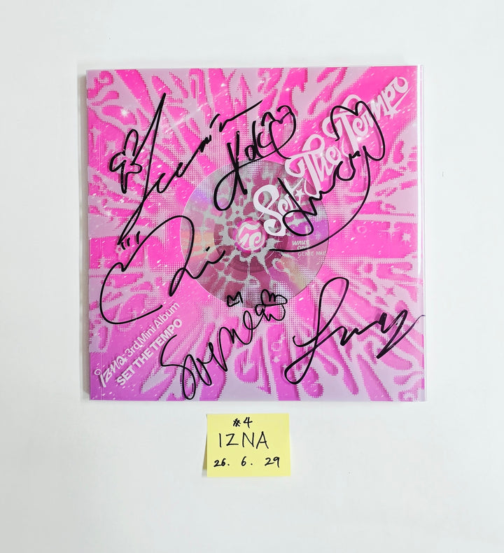 IZNA "SET THE TEMPO" - Hand Autographed(Signed) Promo Album [26.06.29]
