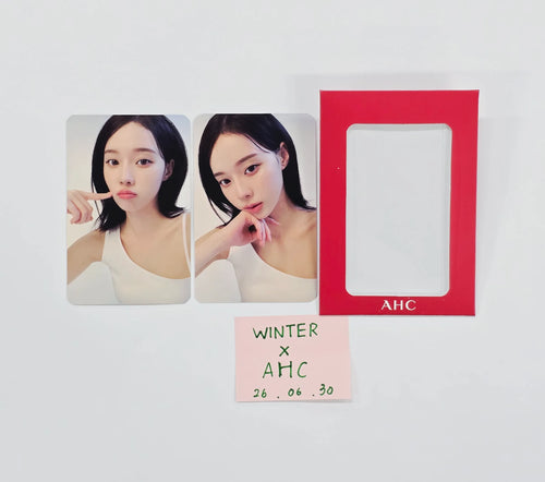 Winter (of  Aespa) - "Winter x AHC" Never Live Event Photocards Set (2ea) [26.06.30]