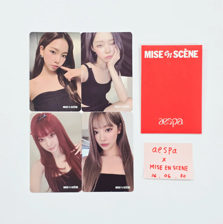 Aespa - Mise En Scene Event Photocards Set (4ea) [26.06.30]