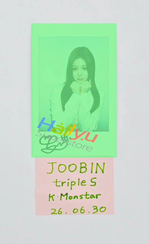 JOOBIN (of TripleS) - Hand Autographed(Signed) Polaroid [26.06.30]
