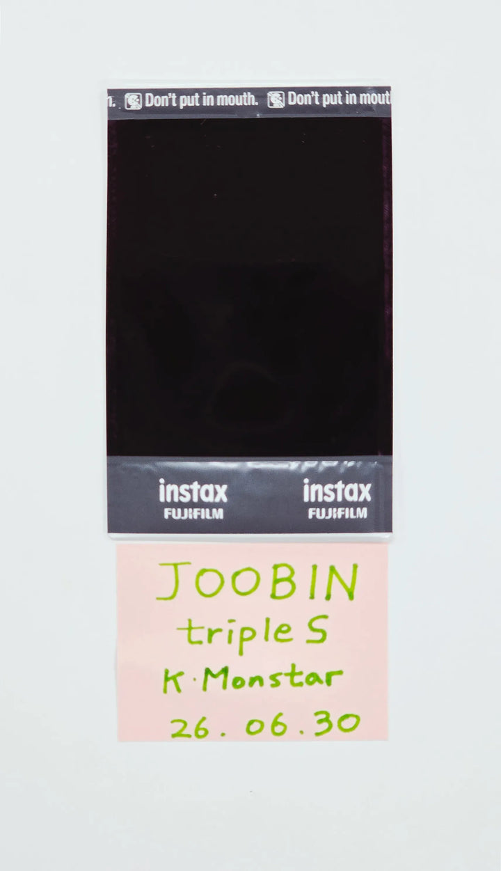 JOOBIN (of TripleS) - Hand Autographed(Signed) Polaroid [26.06.30]