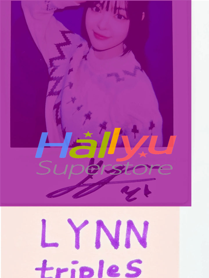 LYNN (of TripleS) - Hand Autographed(Signed) Polaroid [26.06.30]