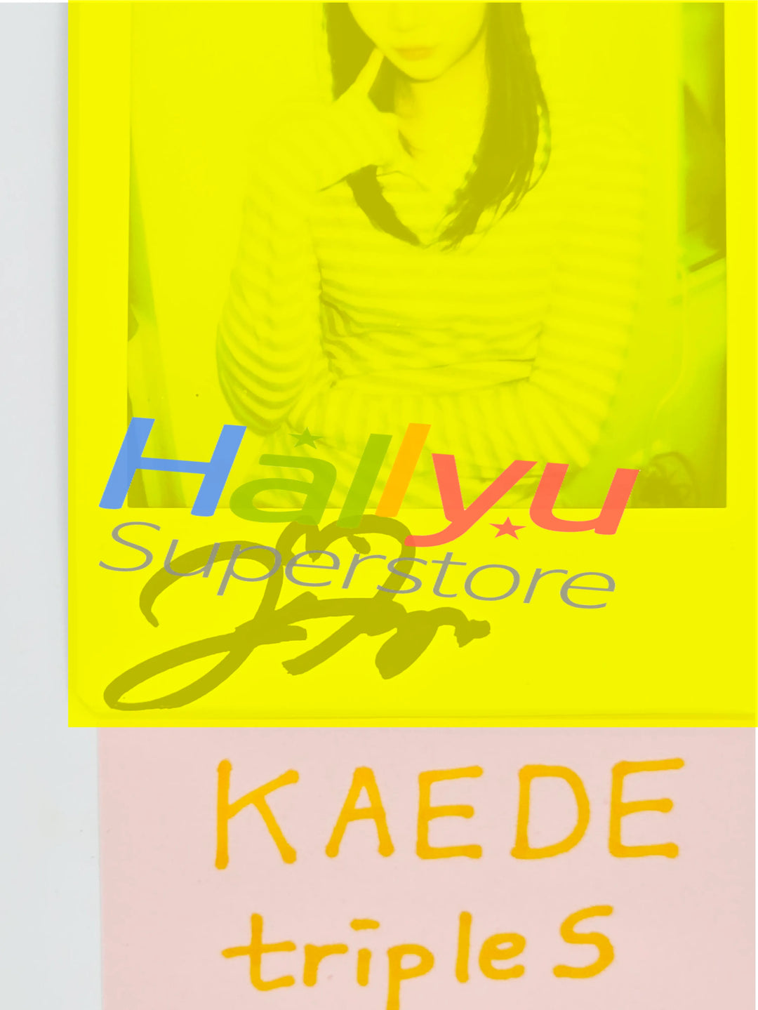 KAEDE (of TripleS) - Hand Autograhped(Signed) Polaroid [26.06.30]