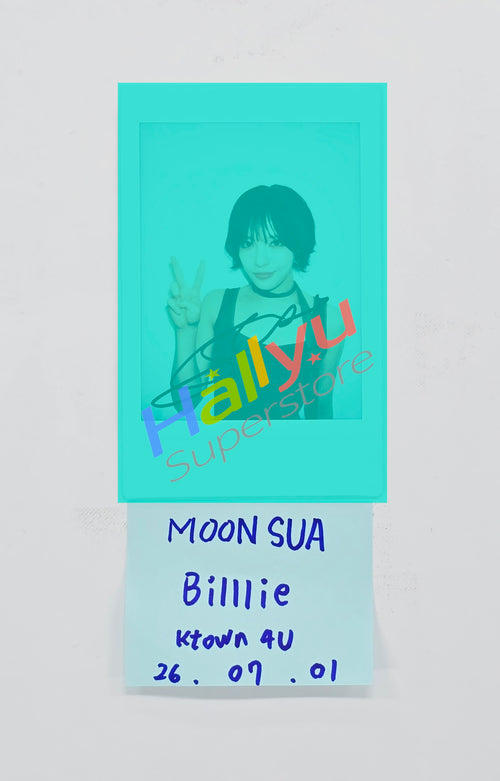 Moon Sua (of billlie) - Hand Autographed(Signed) Polaroid [26.07.01]