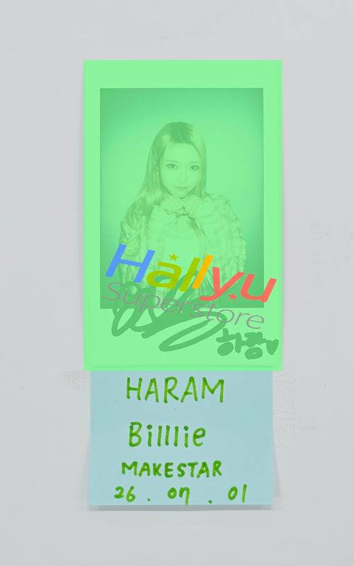 HARAM (of Billlie ) - Hand Autographed(Signed) Polaroid [26.07.01]