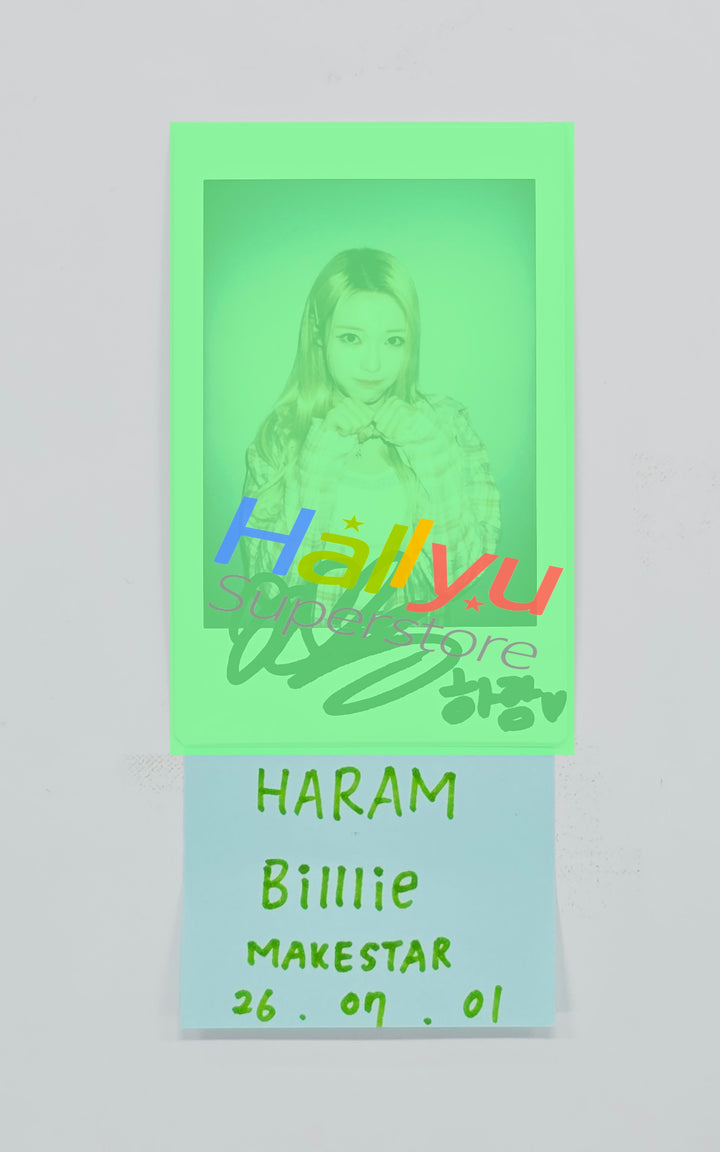 HARAM (of Billlie ) - Hand Autographed(Signed) Polaroid [26.07.01]
