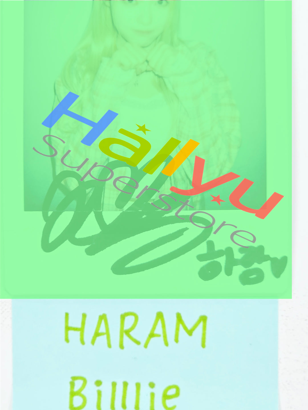 HARAM (of Billlie ) - Hand Autographed(Signed) Polaroid [26.07.01]