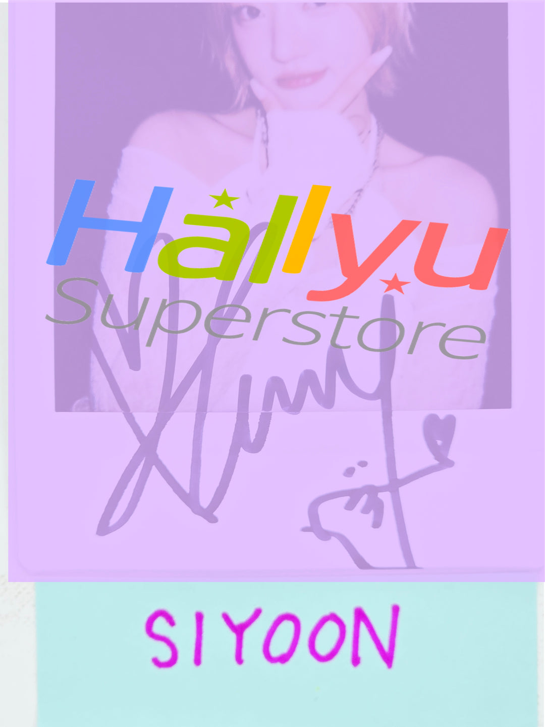 SIYOON (of Billlie) - Hand Autographed(Signed) Polaroid [26.07.01]