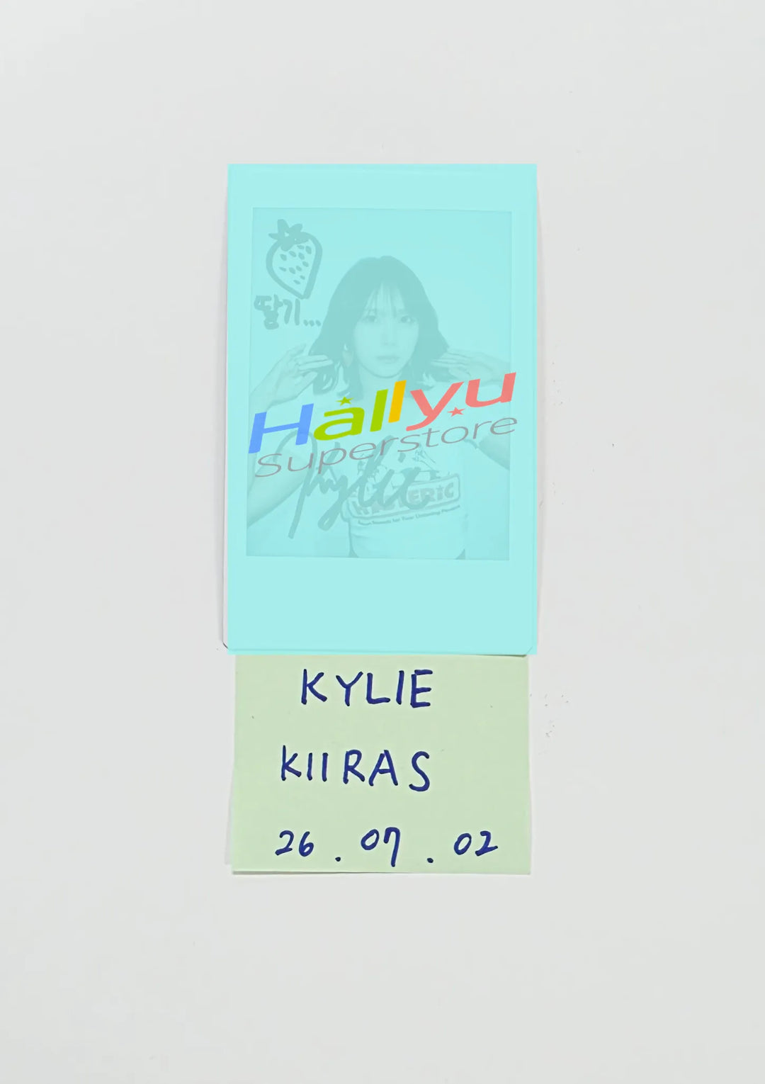 KYLIE (of KIIRAS) - Hand Autographed(Signed) Polaroid [26.07.02]