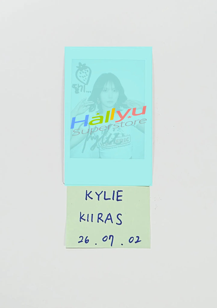 KYLIE (of KIIRAS) - Hand Autographed(Signed) Polaroid [26.07.02]