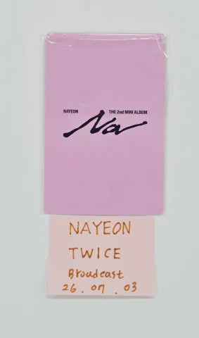 Nayeon (of Twice) "NA" - Broadcast Photocard [26.07.03]