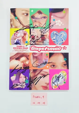 fromis_9 "Supersonic" - Hand Autographed(Signed) Promo Album [26.07.03]