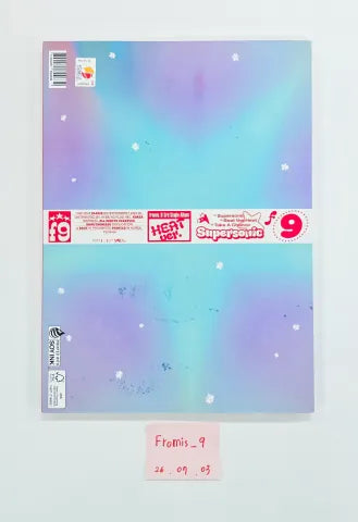 fromis_9 "Supersonic" - Hand Autographed(Signed) Promo Album [26.07.03]