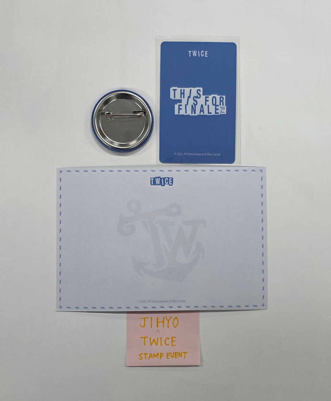 JIHYO (of TWICE) - <THIS IS FOR> WORLD TOUR FINALE in SEOUL POP-UP Store Stamp Event Set [26.07.03]