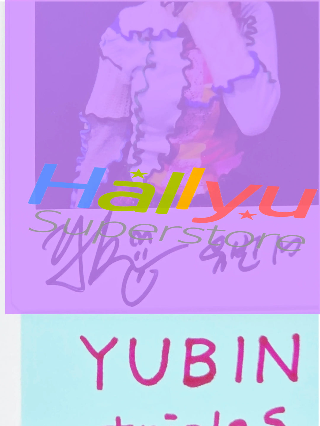 YUBIN (of TripleS) - Hand Autographed(Signed) Polaroid [26.07.06 YUBIN (of TripleS) - Hand Autographed(Signed) Polaroid [26.07.06