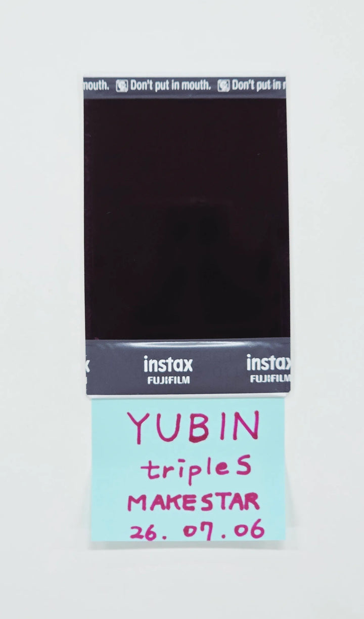 YUBIN (of TripleS) - Hand Autographed(Signed) Polaroid [26.07.06]