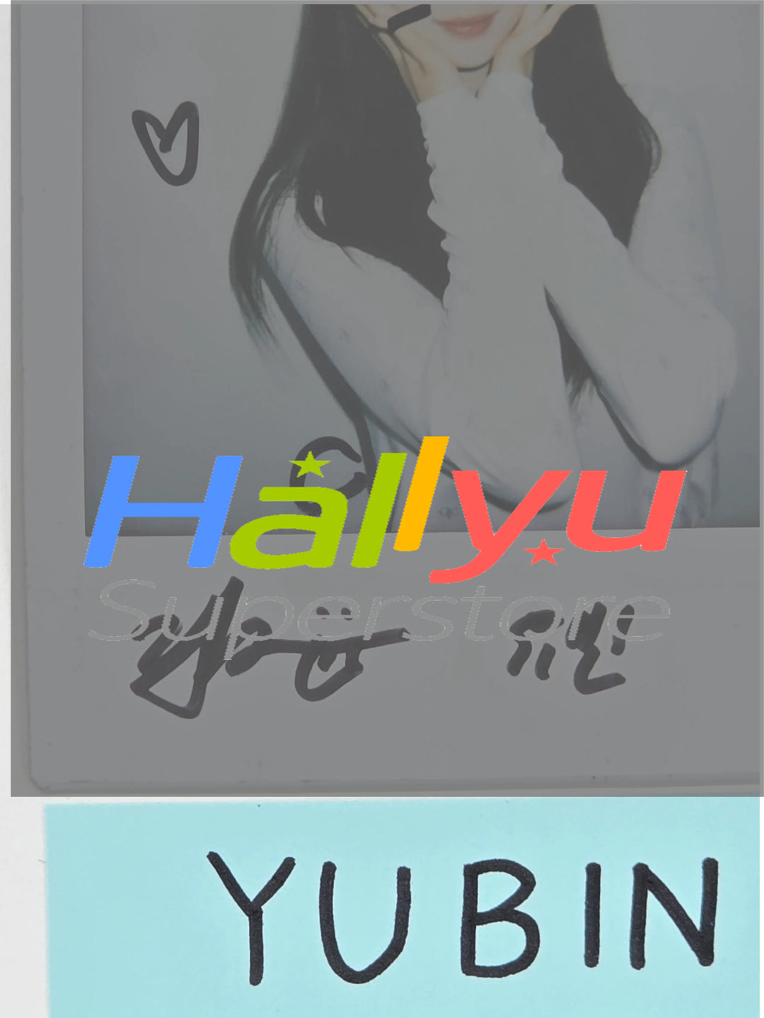 GONG YUBIN (of TripleS) - Hand Autographed(Signed) Polaroid [26.07.06]