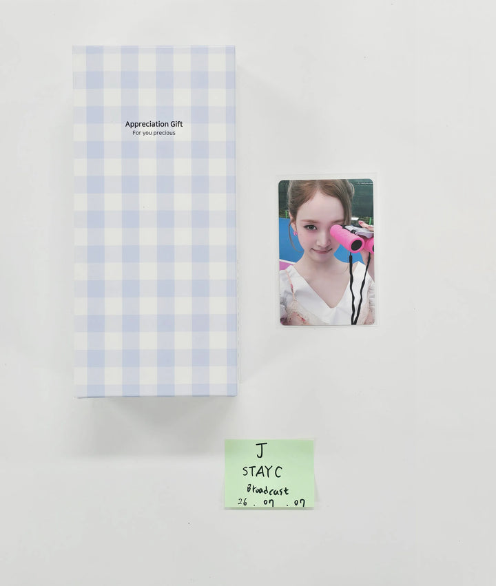 J (of StayC) "2:LOVE" - Broadcast Photocard + Umbrella [26.07.07]