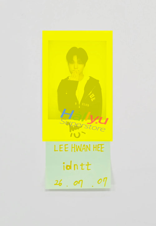 LEE HWANHEE (of idntt) - Hand Autographed(Signed) Polaroid [26.07.07]