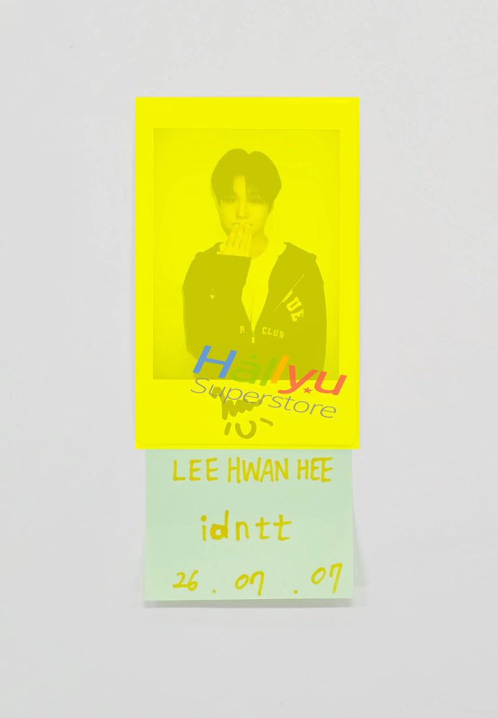 LEE HWANHEE (of idntt) - Hand Autographed(Signed) Polaroid [26.07.07]