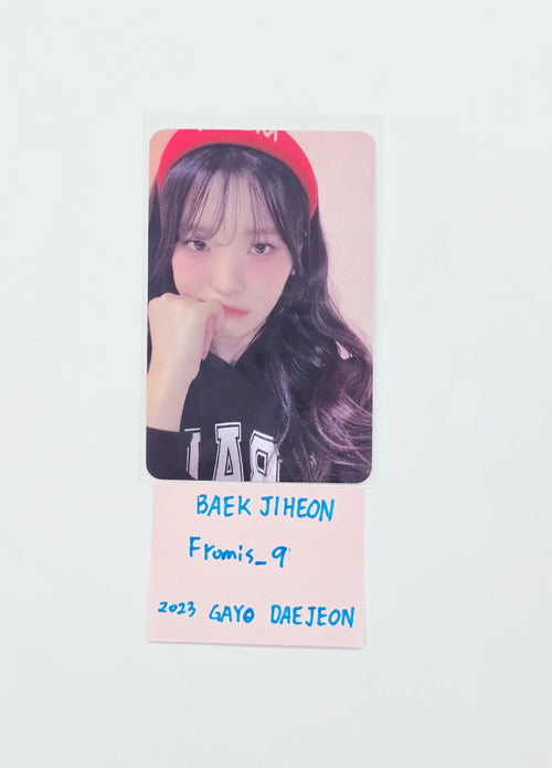 BAEK JIHEON (of Fromis_9) - 2023 GAYODAEJEON Broadcast Photocard [26.07.08]