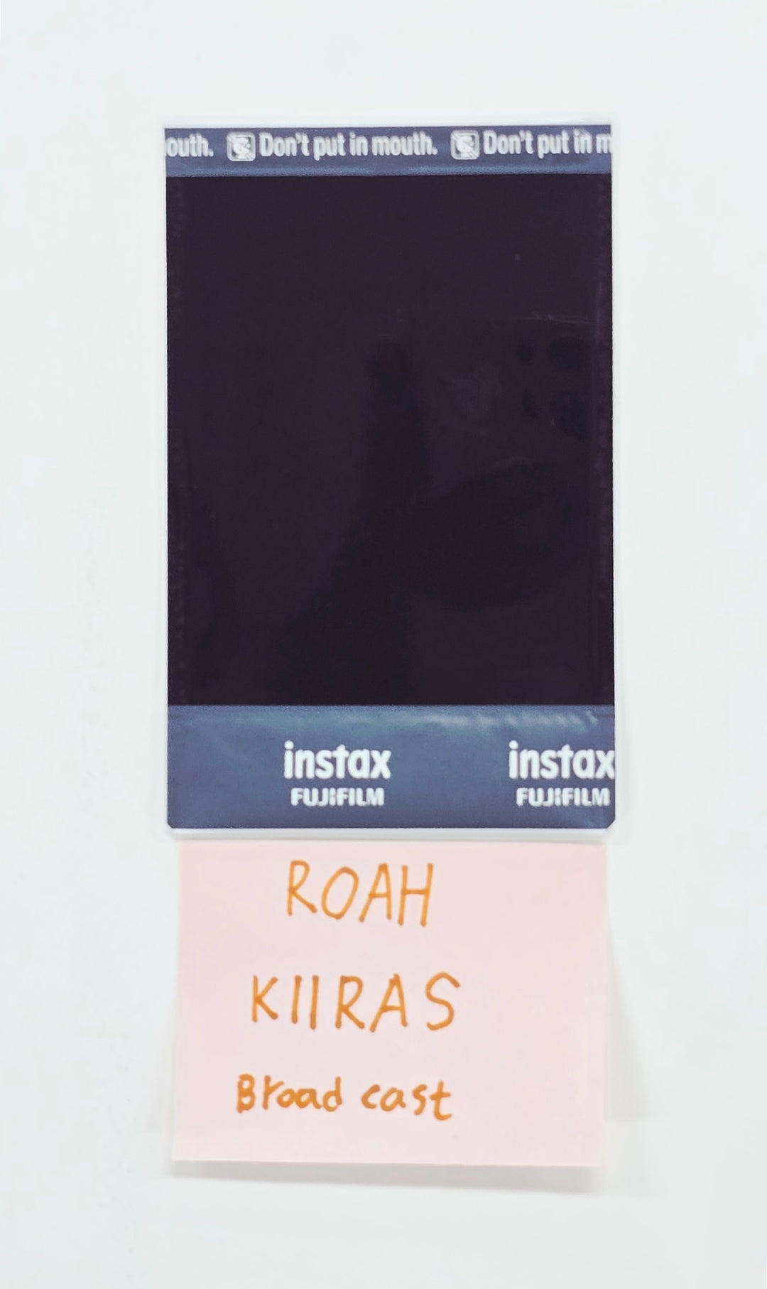ROAH (of KIIRAS) - Hand Autographed(Signed) Polaroid [26.07.08]