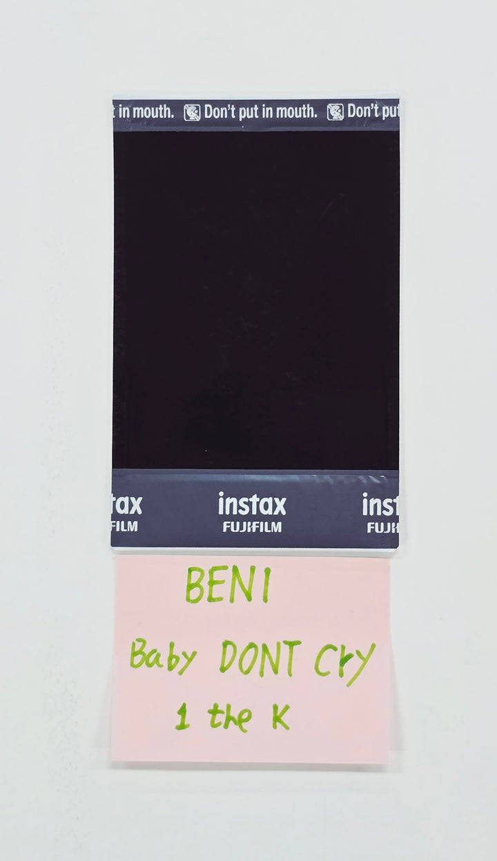BENI (of Baby DONT Cry) - Hand Autographed(Signed) Polaroid [26.07.08]