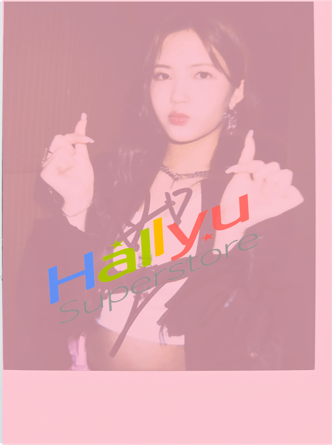 SEOWON (of Lapillus) - Hand Autographed(Signed) Polaroid [26.07.08]
