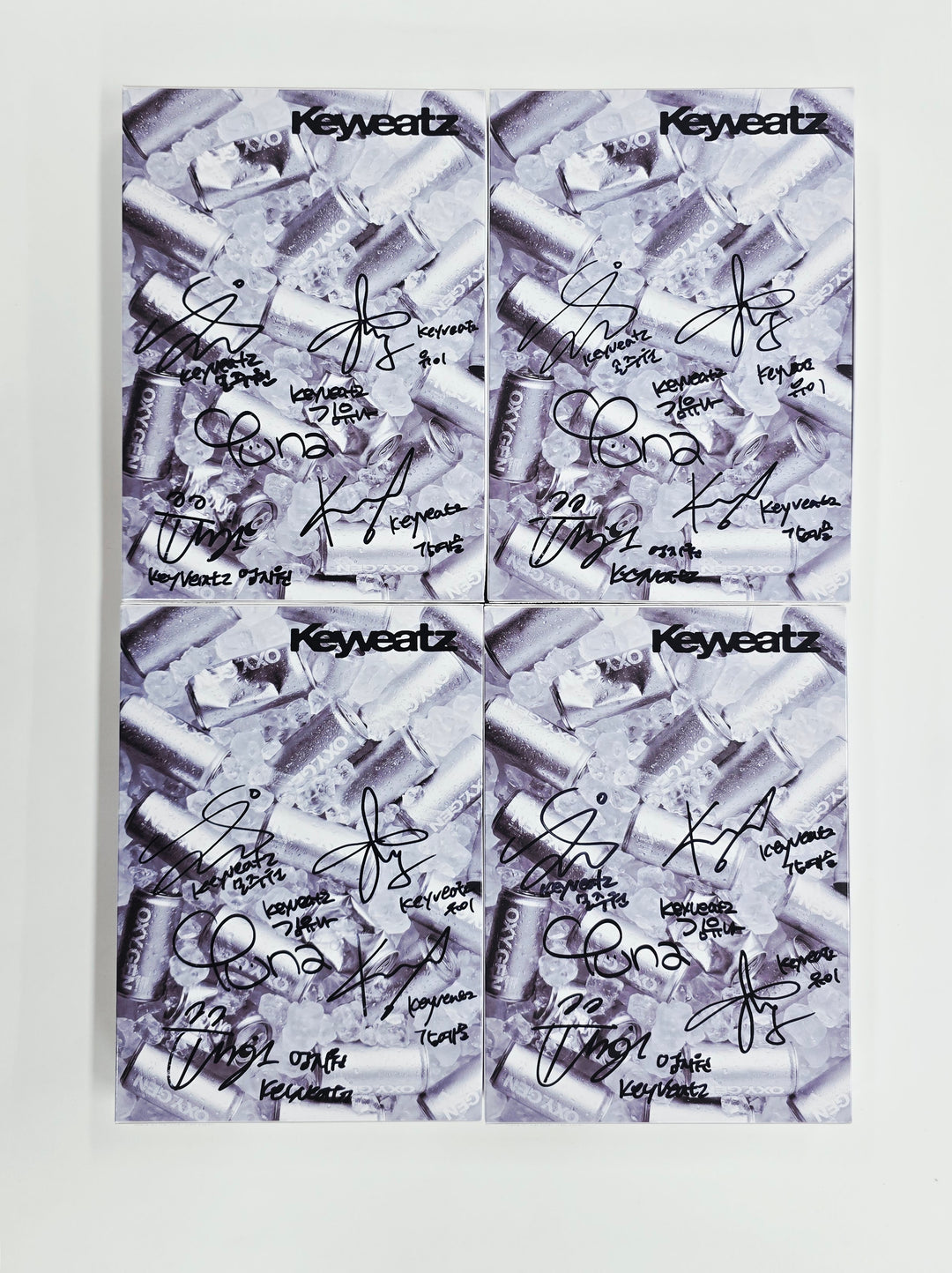 Keyveatz "OXY_GEN" - Hand Autographed(Signed) Promo Album [26.07.09]