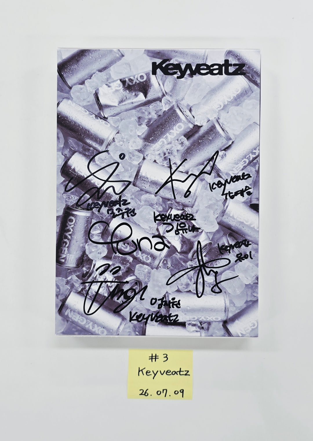 Keyveatz "OXY_GEN" - Hand Autographed(Signed) Promo Album [26.07.09]