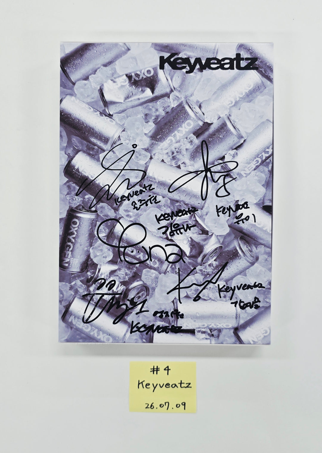 Keyveatz "OXY_GEN" - Hand Autographed(Signed) Promo Album [26.07.09]