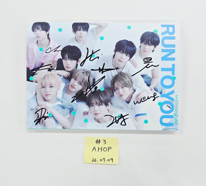 AHOF "RUN TO YOU" - Hand Autographed(Signed) Promo Album [26.07.09]