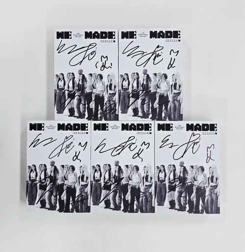I-DLE "We made" - Hand Autographed(Signed) Promo Album [26.07.09]