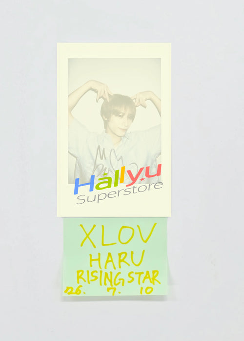 HARU (of XLOV) - Hand Autograhped(Signed) Polaroid [26.07.10]