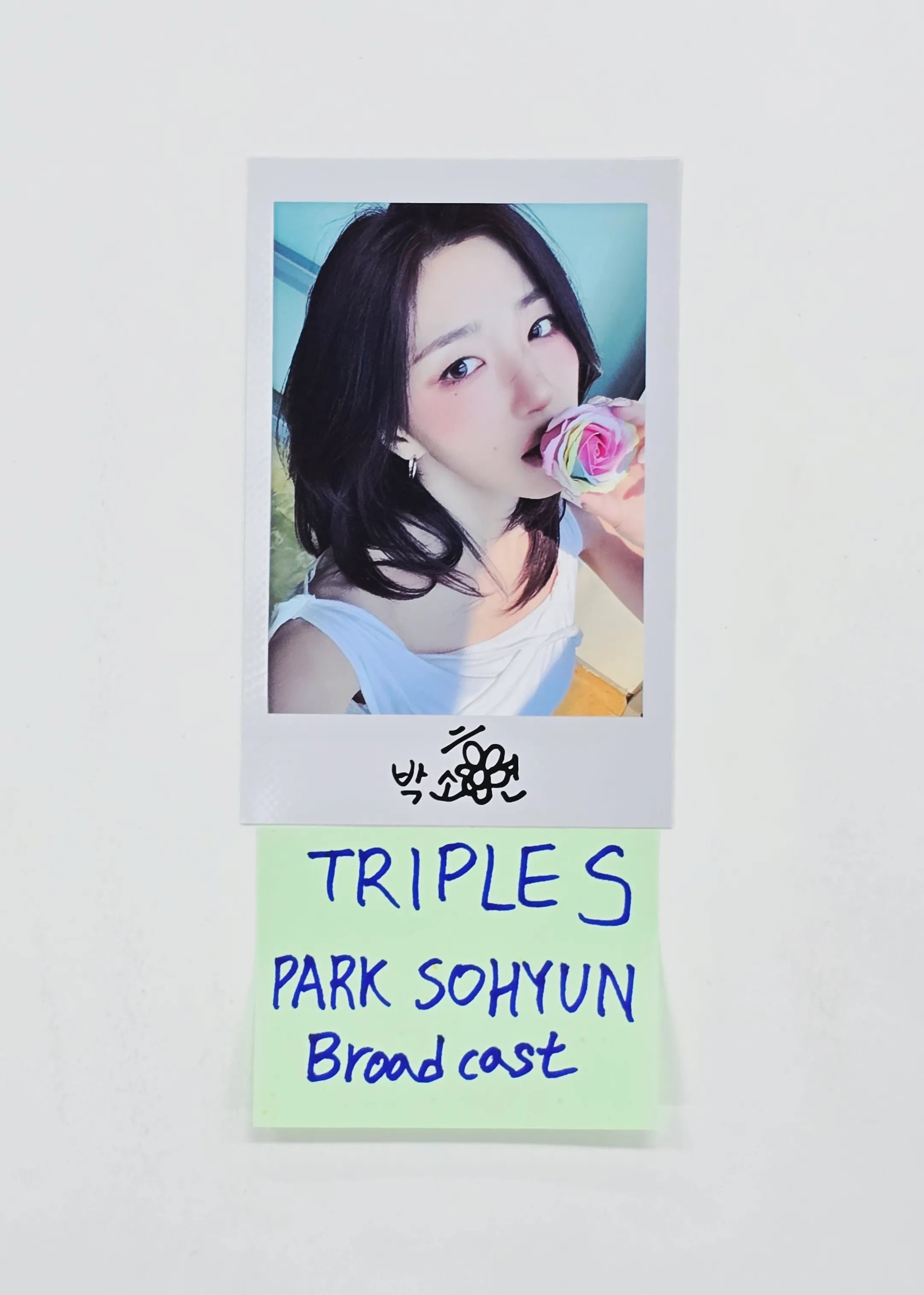 triples ユビン ポラロイド ♡ ♡ tripleS msnz ユビン 直筆サイン入り