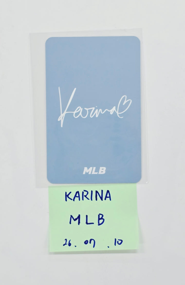 KARINA (of aespa) - MLB Event Photocard [26.07.10]